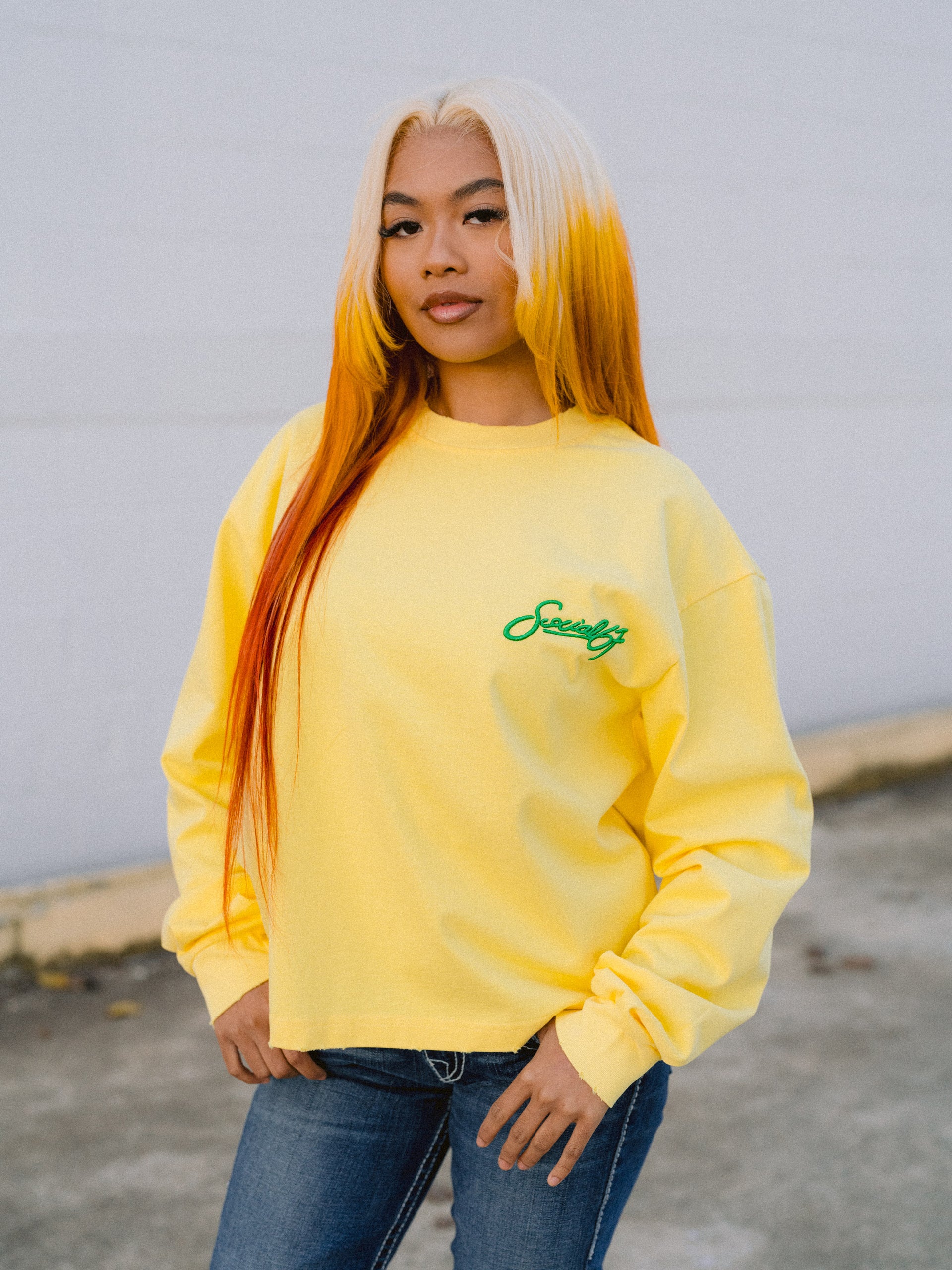 (Yellow) Social Club Long Sleeve