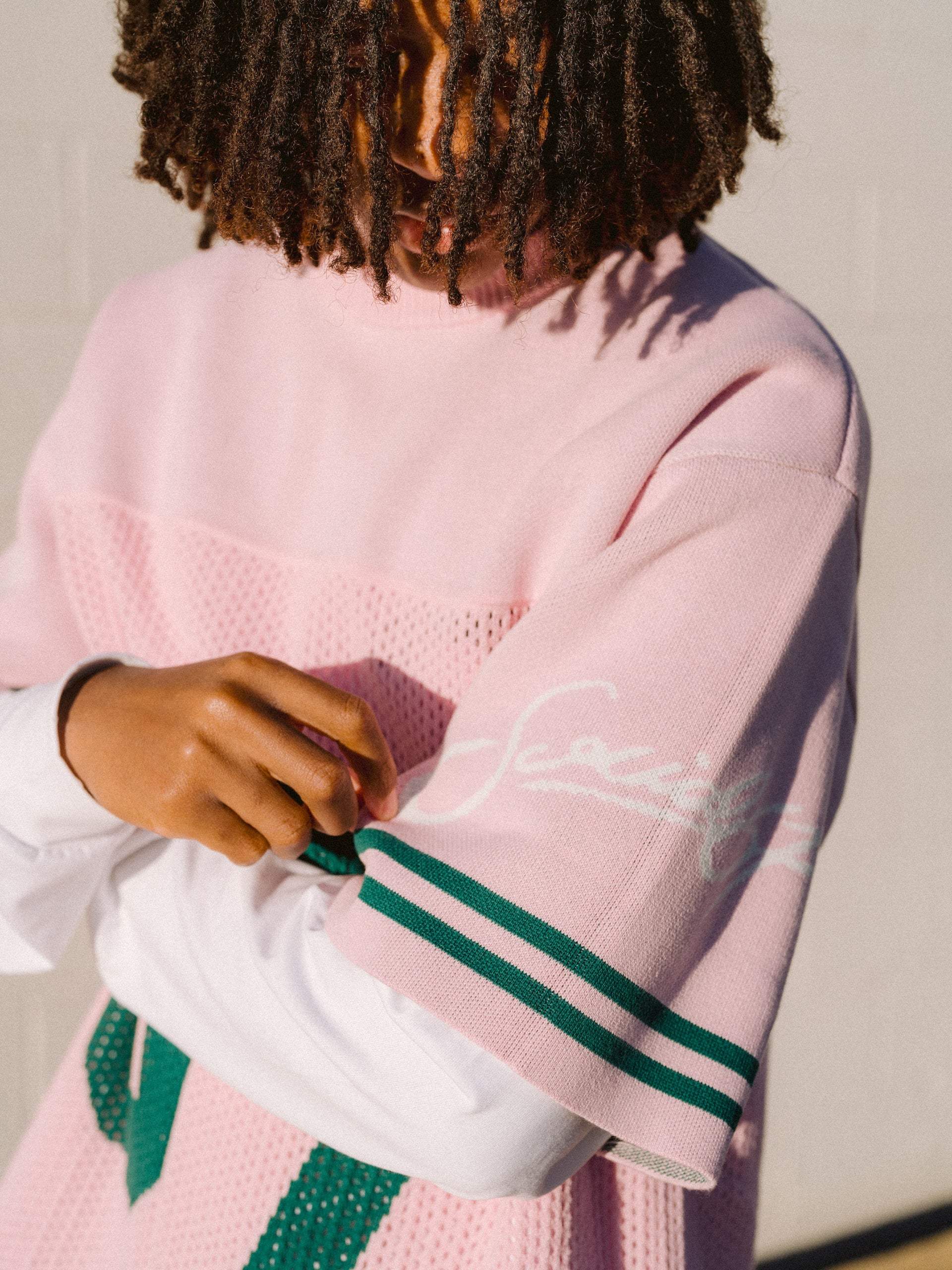 (Pink) Sunday 67 Knitted Jersey