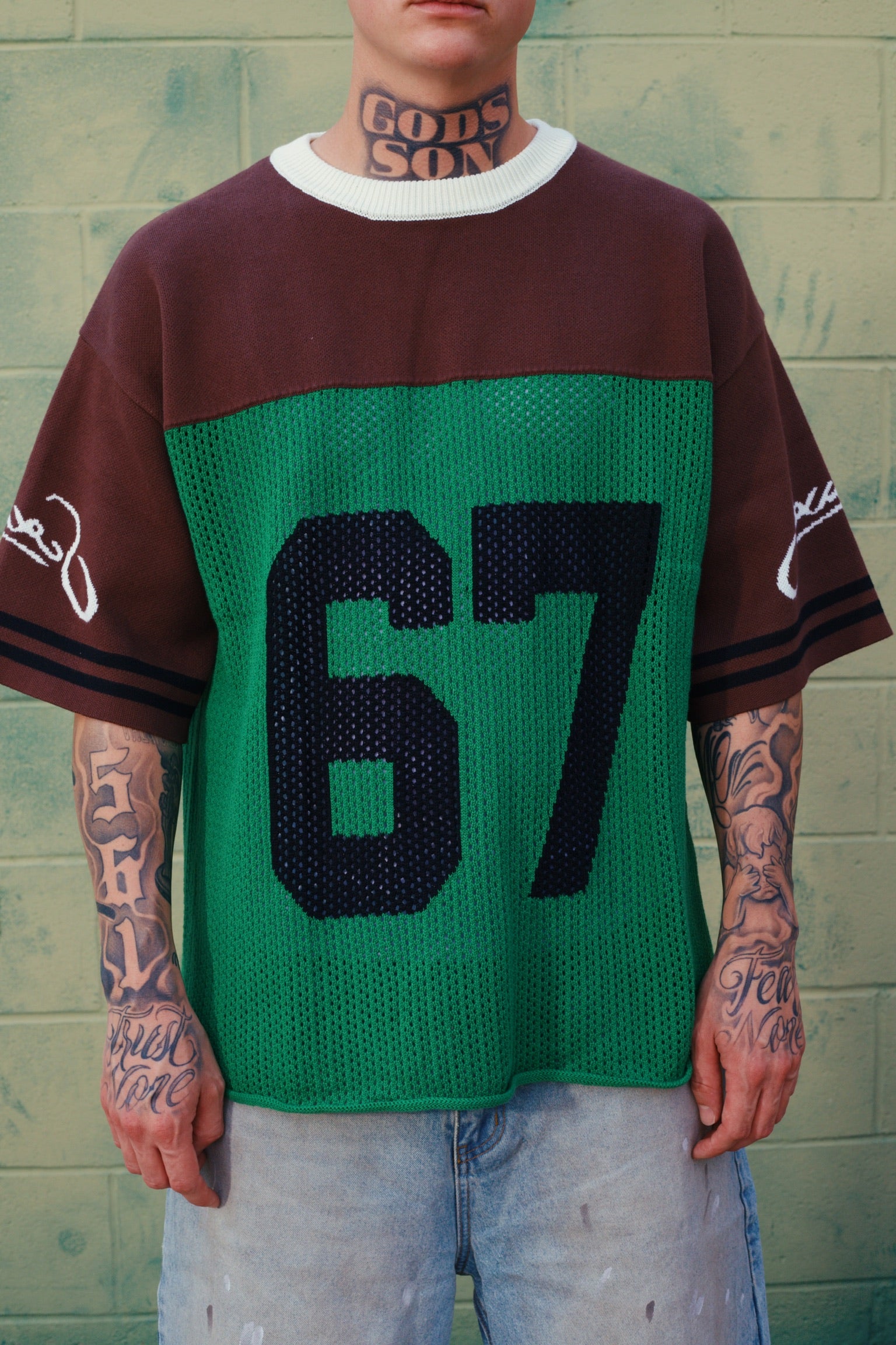 Beef and Broccoli Sunday 67 Knitted Jersey
