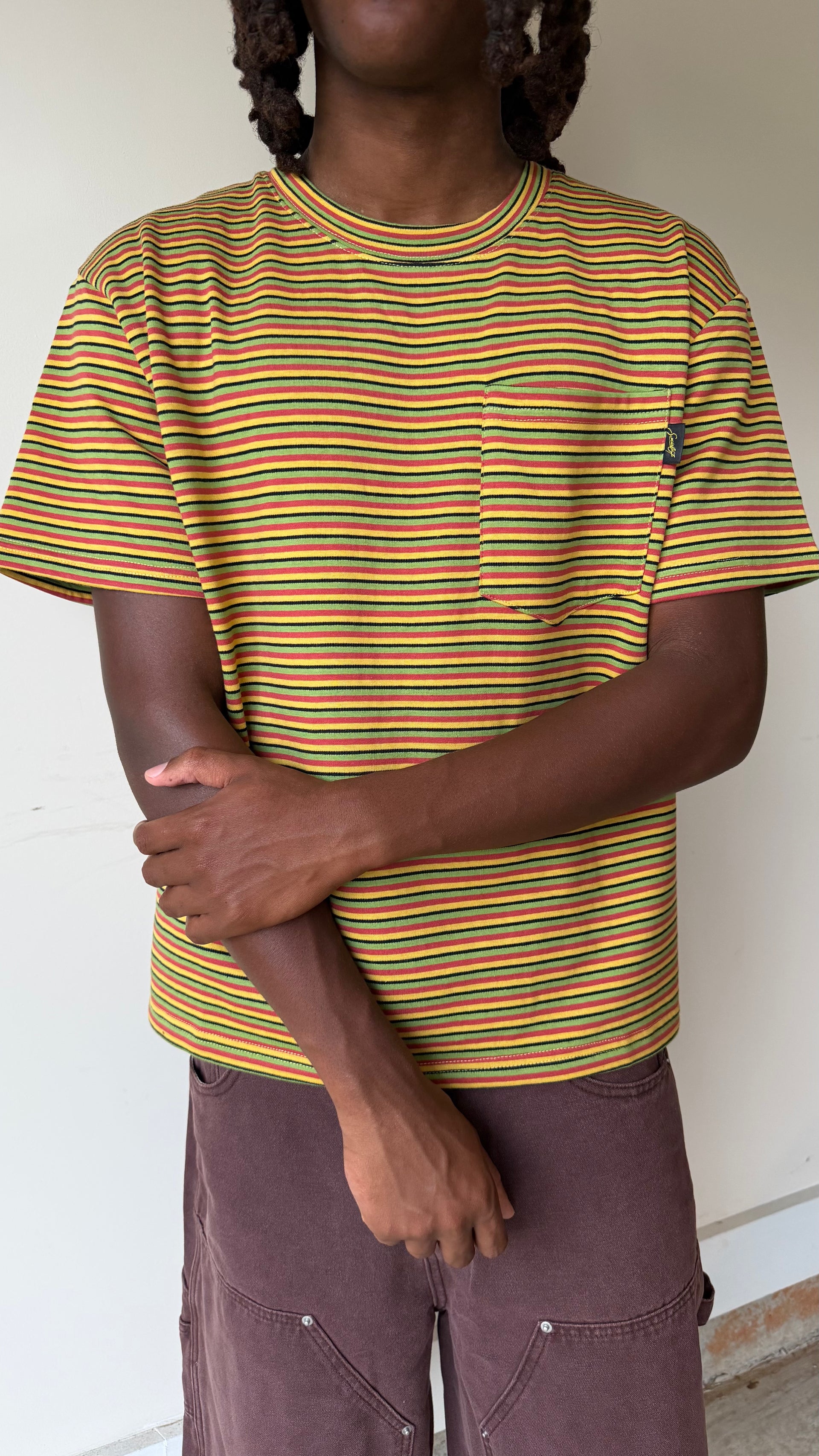 Social Stripe Tee
