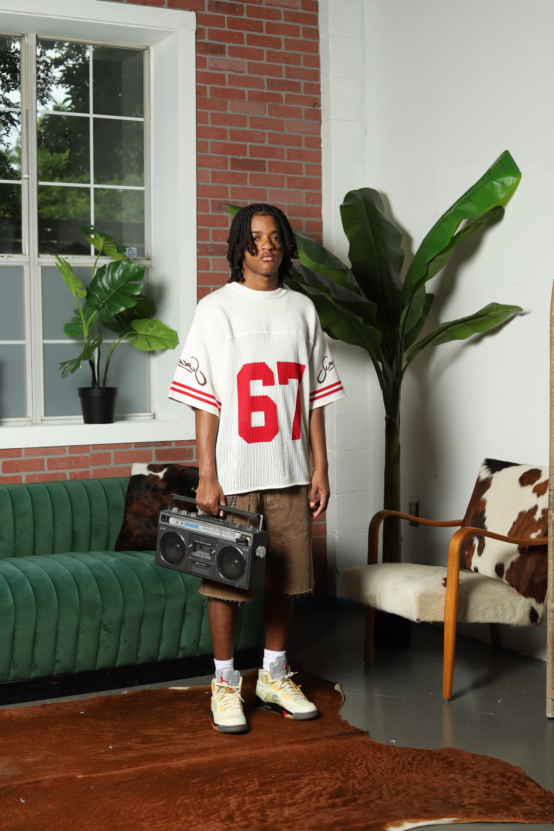 (Cream) Sunday 67 Knitted Jersey